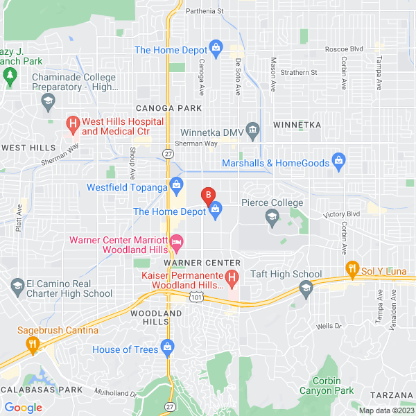 Ilya Engineering location map: 21300 Victory Blvd STE #660, Woodland Hills, CA