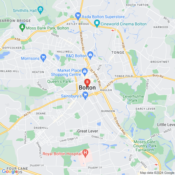 Riviera Jade location map: Bolton North Business Park, Bolton, Lancashire