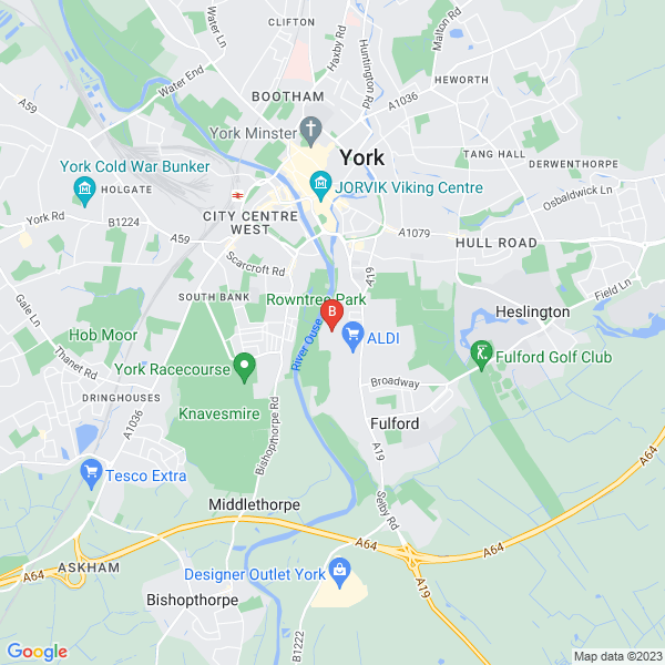 Britannia Olivers location map: 31 Hospital Fields Rd, York, Yorkshire