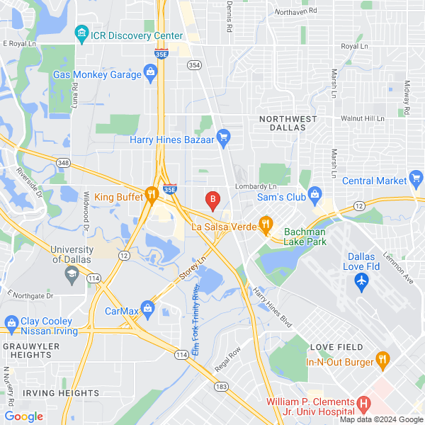 Dallas Towing & Towing In Dallas location map: 2351 W Northwest Hwy Suite 1101, Dallas, TX