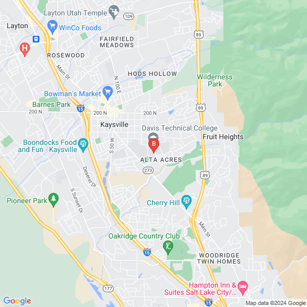 Pratt and LeFevre Corporation, Management Accountants location map: 450 Simmons Way #760, Kaysville, UT